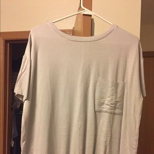Gray oversized t shirt